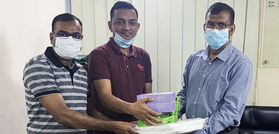 HDD Donated Emergency Supplies for Pandemic to Bangladesh
