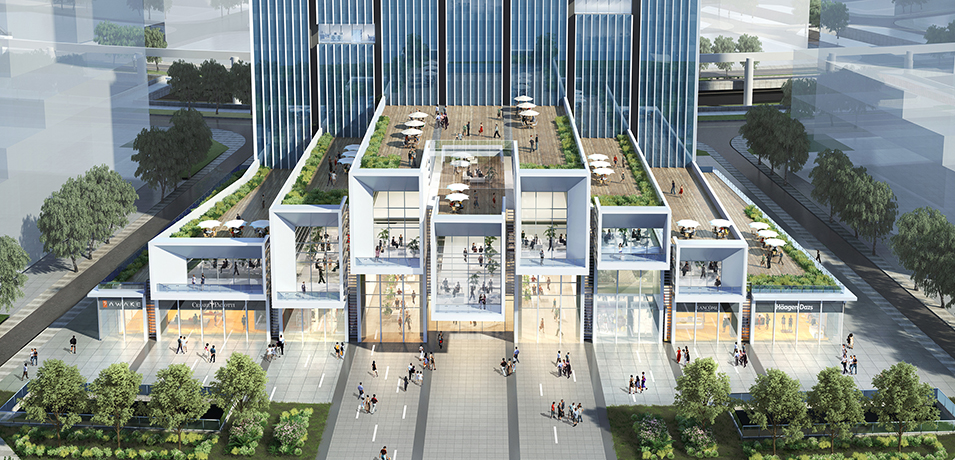 Capping Ceremony of No.8 Office Building of Longhu Financial Island Is Successfully
